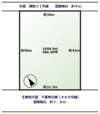 【区画図】 | 横田売地