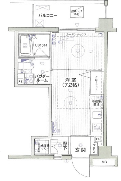 川崎市麻生区高石３丁目の賃貸マンションの間取り