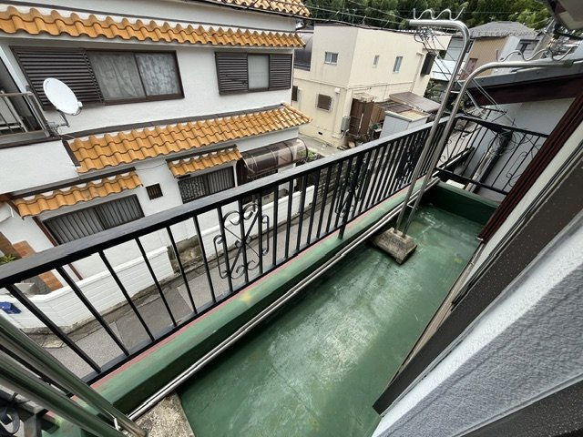 河内長野市喜多町貸家のバルコニー
