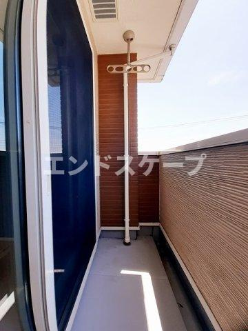 メゾン　フローラＢのバルコニー|高崎、前橋のお部屋探しはエンドスケープまで！お客様の理想お聞かせ下さい♪