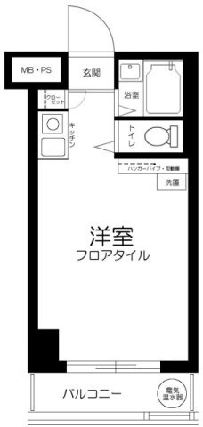 メゾン千代田の間取り|間取りです。