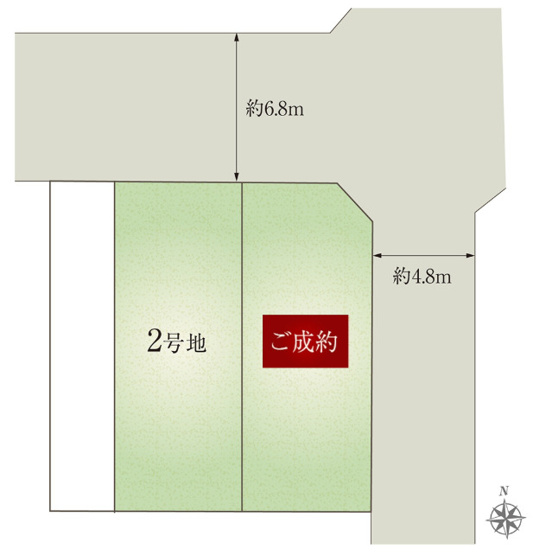 【区画図】 | 厚木市旭町５丁目　全２棟　新築住宅