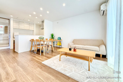 【居間・リビング】 | 厚木市旭町５丁目　全２棟　新築住宅
