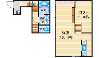 【間取り】 | RadIAnce桜本町 | 略図の為、現状優先
　
