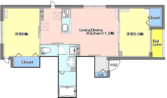 Parterre Court（パルテールコート）の間取り