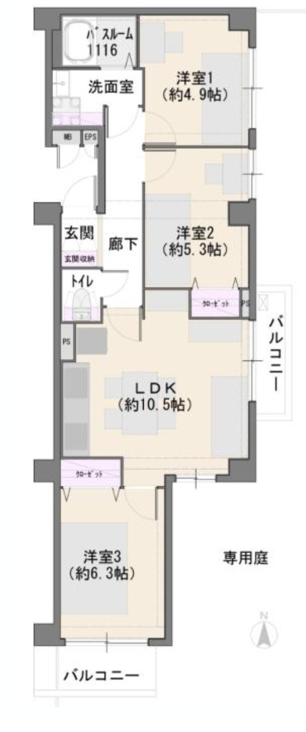 【80㎡超×専用庭付き】東戸塚コートの画像
