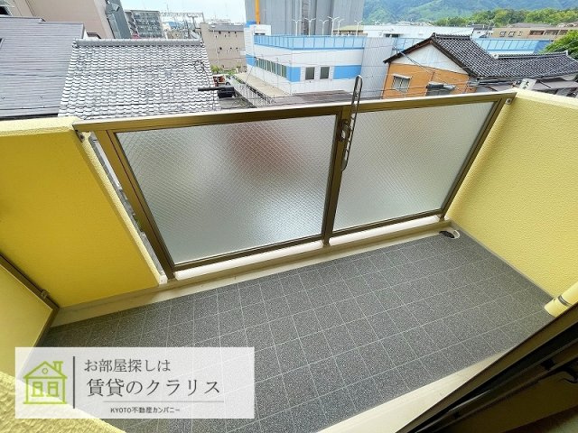 アルファ長岡天神のバルコニー