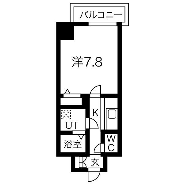 THE RESIDENCE Sの間取り