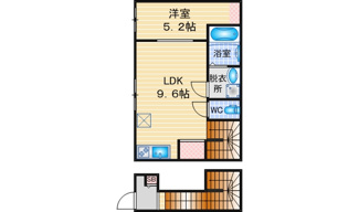 【間取り】 | RadIAnce桜本町 | 略図の為、現状優先
