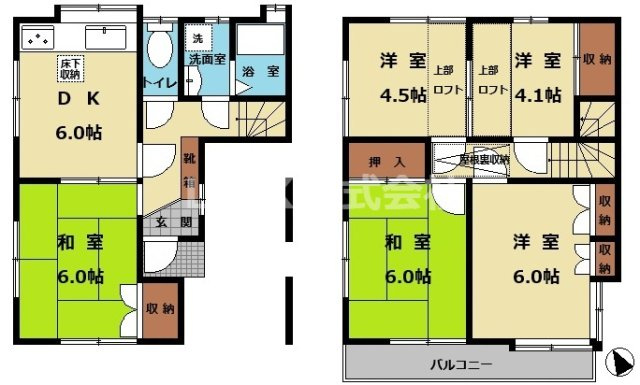 【間取り】 | 売主/中古戸建/入間市東藤沢6丁目
