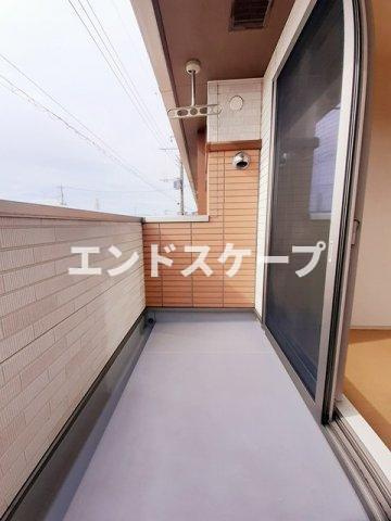 ピアチェーレ野中Ａのバルコニー|高崎、前橋のお部屋探しはエンドスケープまで！お客様の理想お聞かせ下さい♪