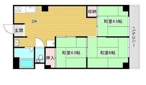 杉本町グランドハイツの間取り