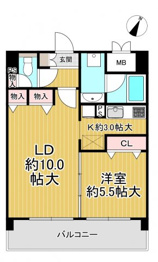 グリーンテラス尼崎の間取り