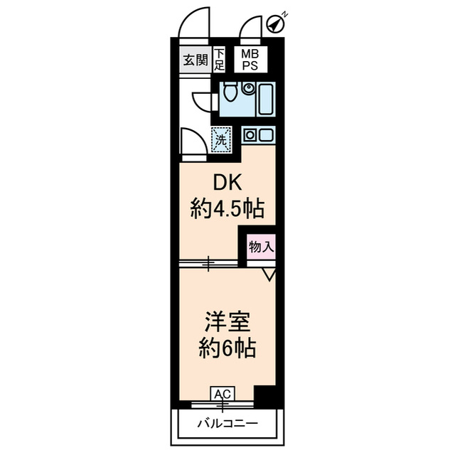 ライオンズマンション武蔵小杉第Ⅱの間取り