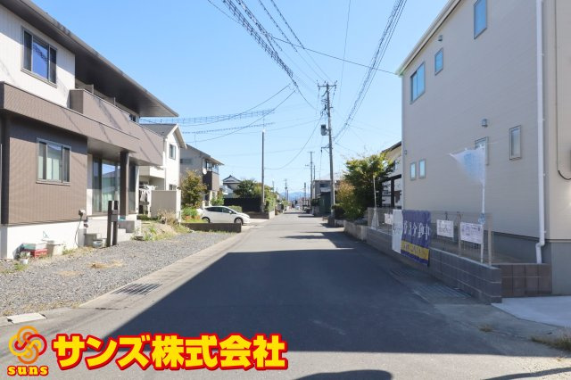 郡山市静西１丁目　　　１号棟　　　大成小学校、郡山第７中学区　の前面道路含む現地写真|北側前面道路