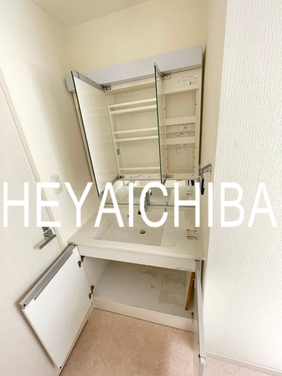 プライムコート上野の洗面所|収納