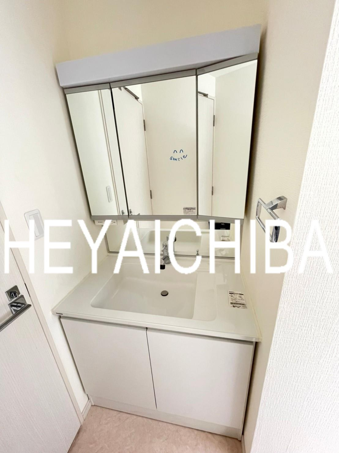 プライムコート上野の洗面所