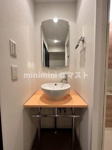 大阪市西区新町４丁目の賃貸マンションの洗面所