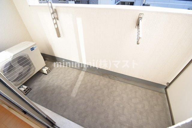 大阪市東成区東小橋１丁目の賃貸マンションのバルコニー
