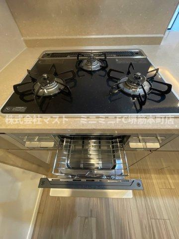 大阪市中央区谷町６丁目の賃貸マンションのキッチン