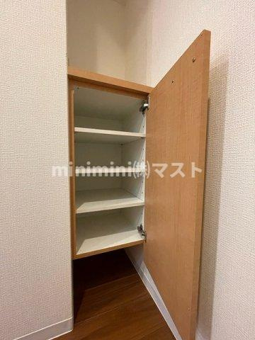 大阪市中央区高津３丁目の賃貸マンションの収納
