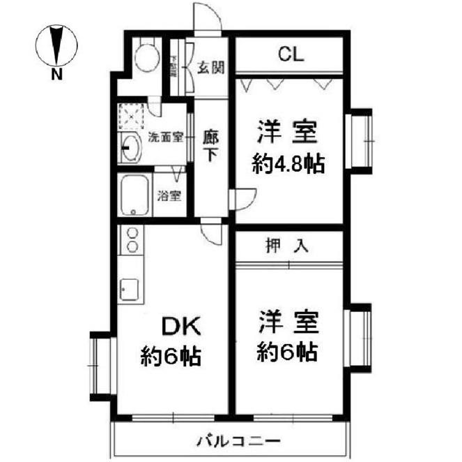 HACHIBUSE六甲の間取り