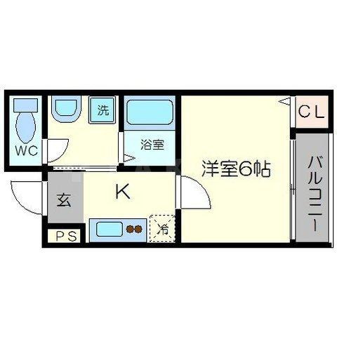 ベルメゾン本町の間取り|間取り
