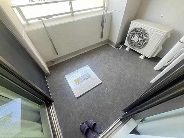 神戸市東灘区森北町４丁目の賃貸マンションのバルコニー