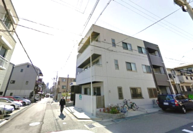 神戸市灘区灘北通３丁目のアパートの外観