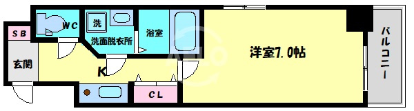 サムティ中之島公園南の間取り|サムティ中之島公園南　間取り