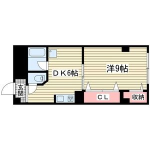 神戸市中央区加納町２丁目の賃貸マンションの間取り