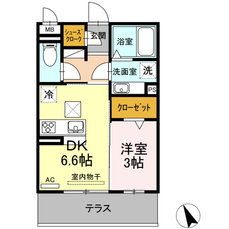 グランゲート東刈谷　　刈谷市の賃貸ならクラスホーム刈谷店の間取り