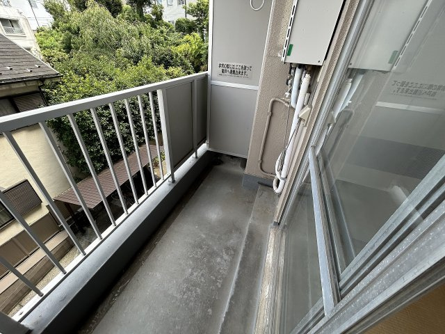 ニュー白金マンションのバルコニー