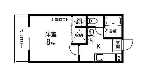 ビューラー柏Ⅰの間取り
