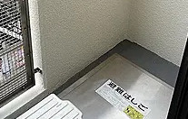 下馬ヒルスのバルコニー