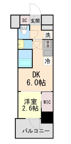 セレニテ西元町アリエの間取り