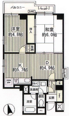 タウン・ハイム本駒込の間取り