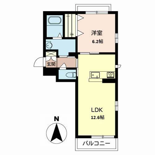 ベルフォーレ王子Bの間取り