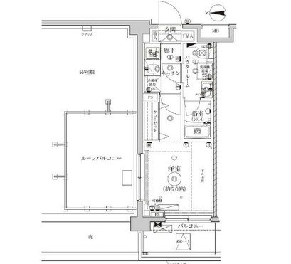 レアライズ立石Ⅱの間取り|間取りです。