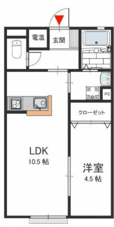 エスポワールコウダの間取り