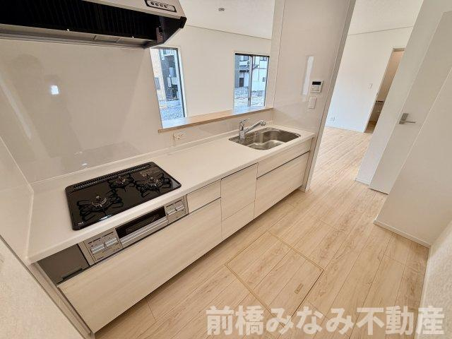 【新築】前橋市川原町第4　３号棟(全３棟)　クレイドルガーデン　新築建売分譲のキッチン|キッチンです