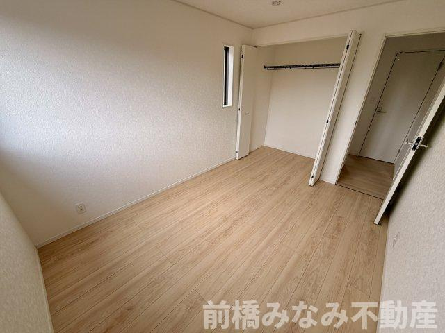 【新築】前橋市川原町第4　３号棟(全３棟)　クレイドルガーデン　新築建売分譲の洋室|使い勝手のいい洋室です