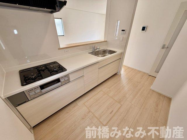 【新築】前橋市川原町第4　２号棟(全３棟)　クレイドルガーデン　新築建売分譲のキッチン|使いやすいキッチンです