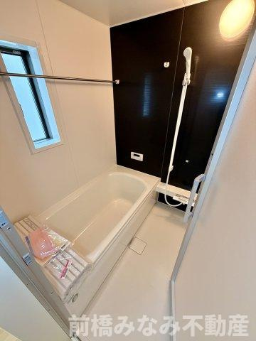 【新築】前橋市川原町第4　２号棟(全３棟)　クレイドルガーデン　新築建売分譲の浴室|コンパクトで使いやすいお風呂です