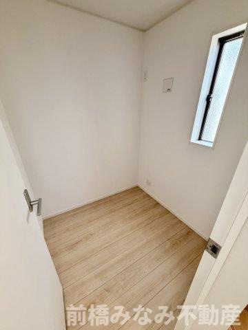 【新築】前橋市川原町第4　２号棟(全３棟)　クレイドルガーデン　新築建売分譲の洋室|使い勝手のいい洋室です