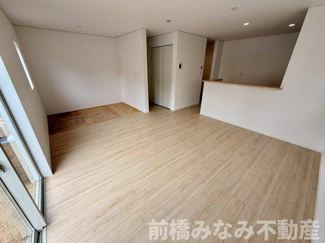 【新築】前橋市川原町第4　１号棟(全３棟)　クレイドルガーデン　新築建売分譲の居間・リビング|居間です