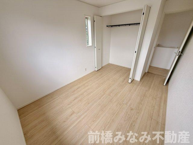 【新築】前橋市川原町第4　１号棟(全３棟)　クレイドルガーデン　新築建売分譲の洋室|スタンダードな洋室です