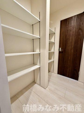 【新築】前橋市青柳町第４　限定１棟　リーブルガーデン　新築建売の収納|小物を収納するのに便利です