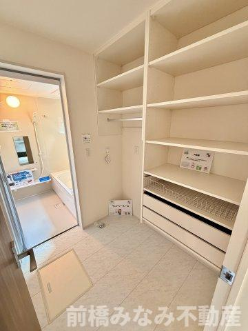 【新築】前橋市青柳町第４　限定１棟　リーブルガーデン　新築建売のランドリースペース