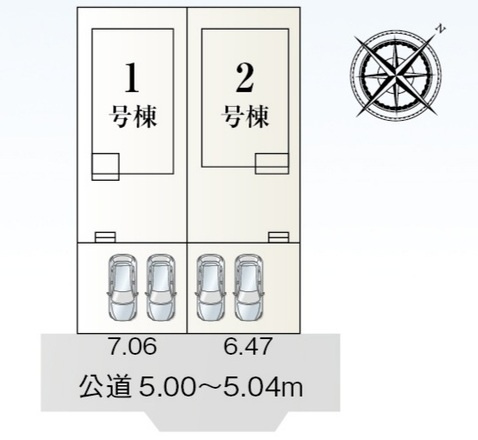 仲介手数料無料【リーベルガーデン蟹江町冨吉駅北　新築戸建】の区画図
